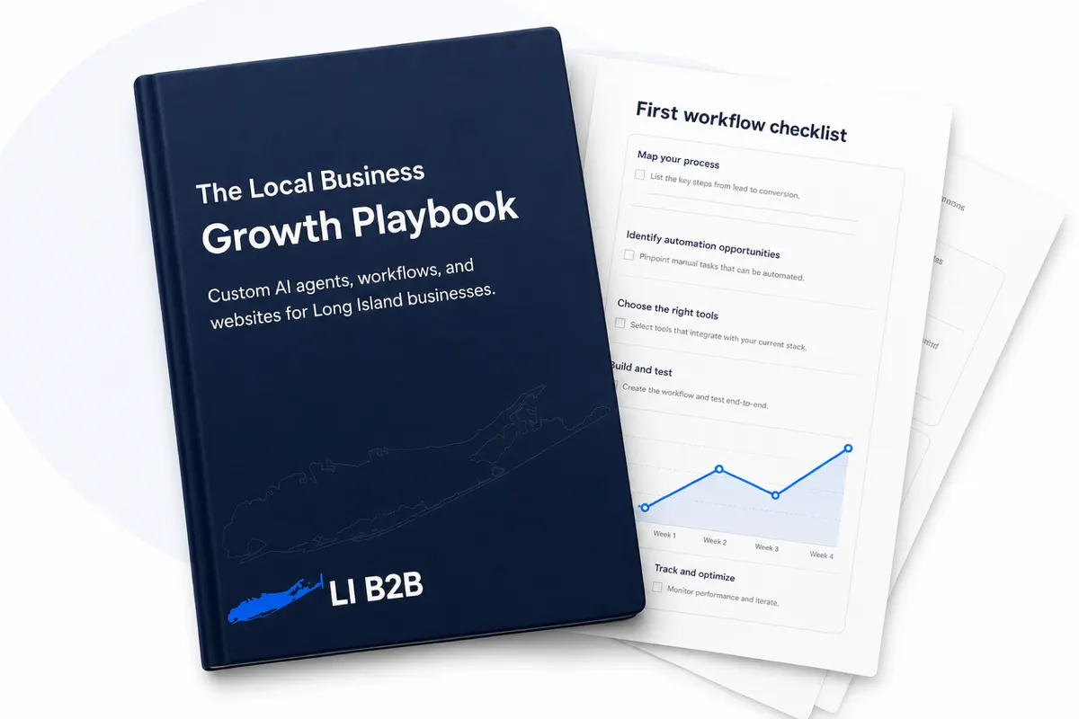 LI B2B branded artwork with the Long Island mark