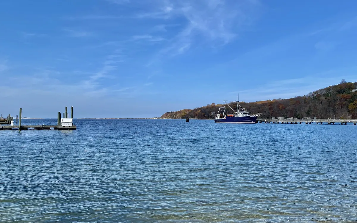 Port Jefferson Harbor in Suffolk County